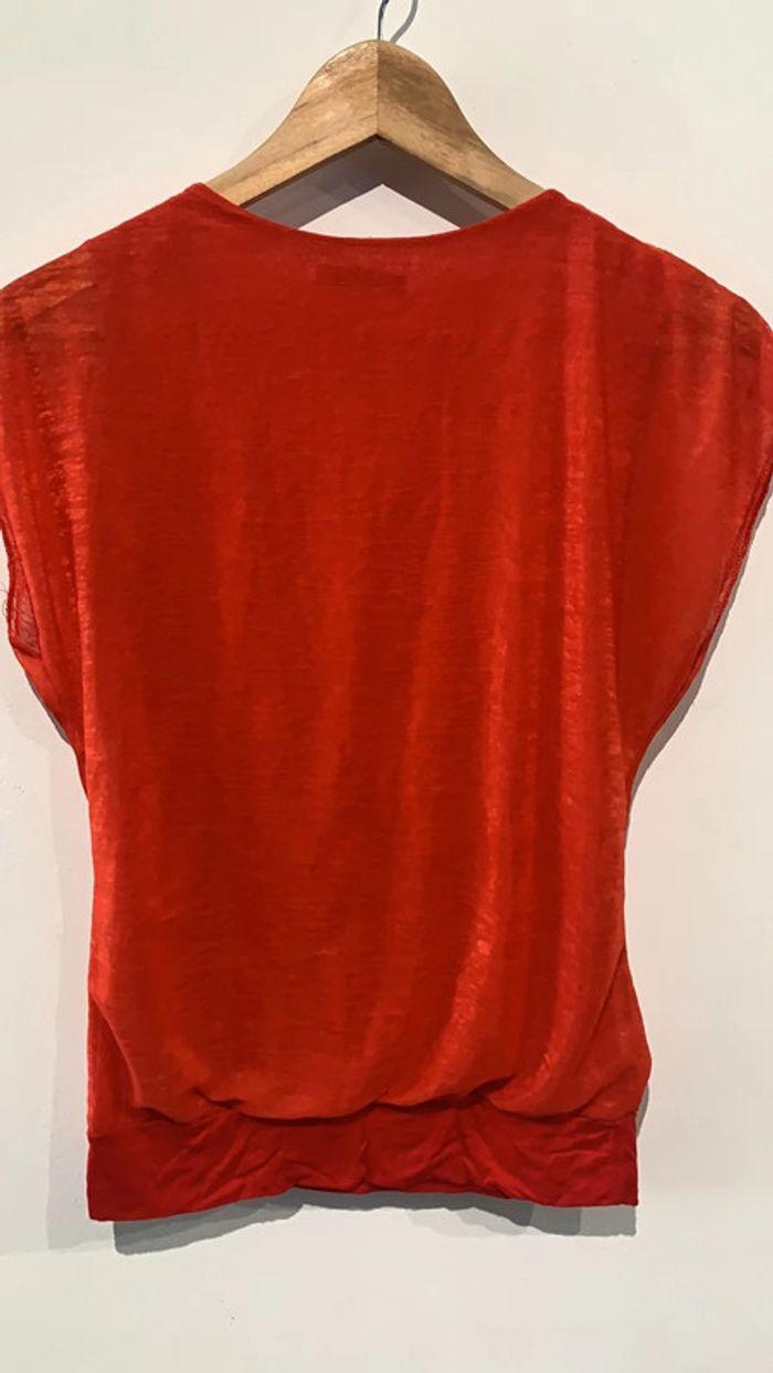 T-shirt rouge - photo numéro 6