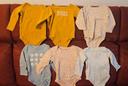 Lot de 6 bodies manches longues verbaudet, taille 18 mois, 81 cm