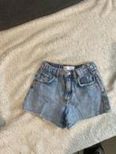 Short en jeans