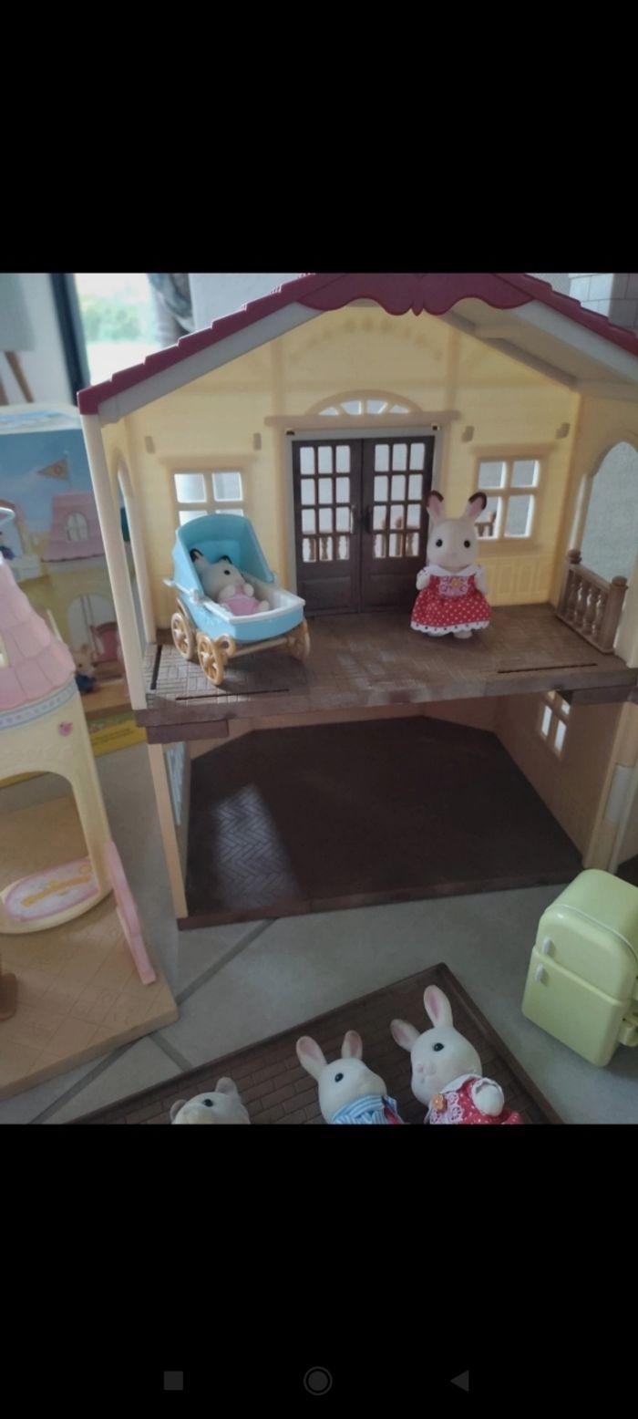 Lot sylvanian maison+crèche - photo numéro 3