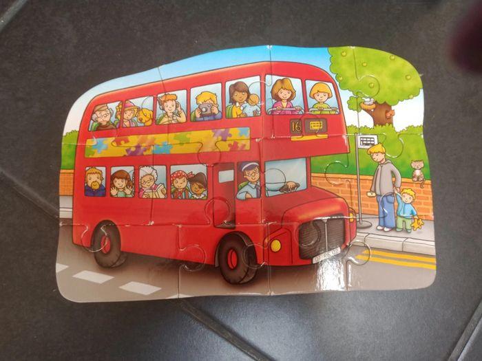 Petit puzzle réversible bus anglais - photo numéro 3