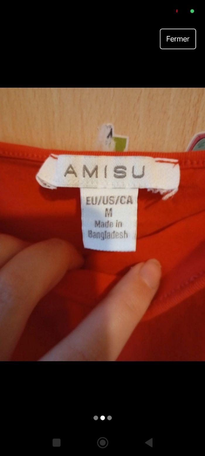 Débardeur femme  rouge taille M neuf - photo numéro 2