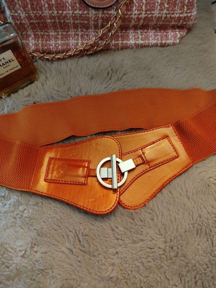 Ceinture Orange élastique Fashion - photo numéro 6