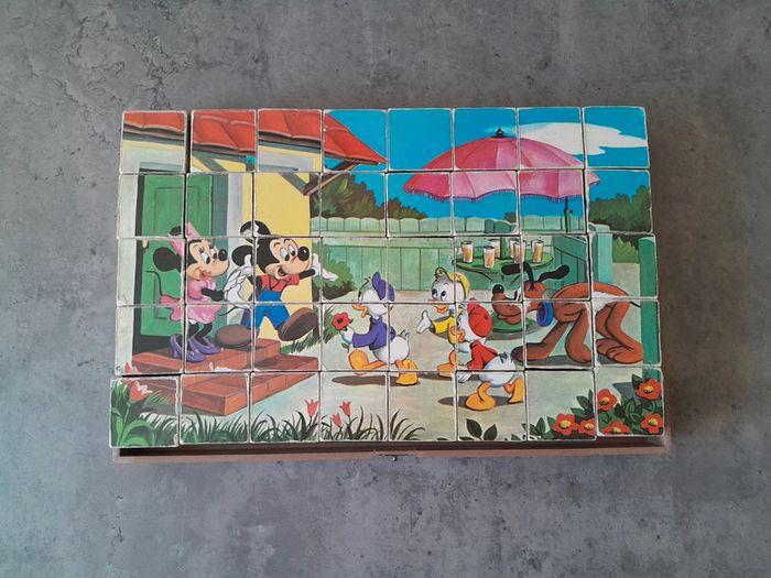 Jeu d'éveil cubes vintage Walt Disney - photo numéro 3