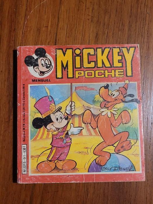 4 Mickey  poche - Disney - vintage 1981 - photo numéro 5