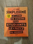 Livre de cuisine simplissime - étudiants