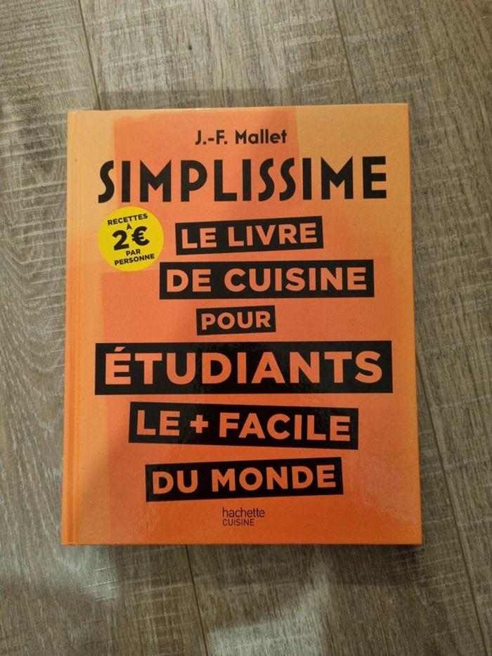 Livre de cuisine simplissime - étudiants - photo numéro 1