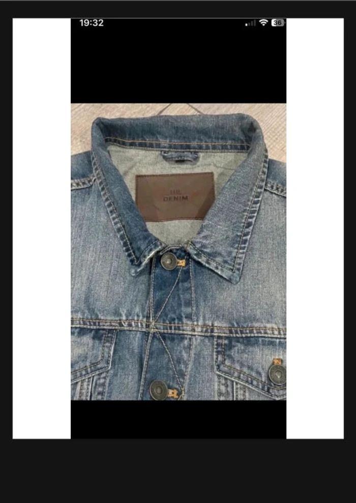 Veste homme en jean taille L - photo numéro 5