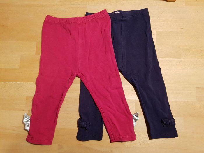 Lot 2 leggings 9 mois DPAM - photo numéro 1