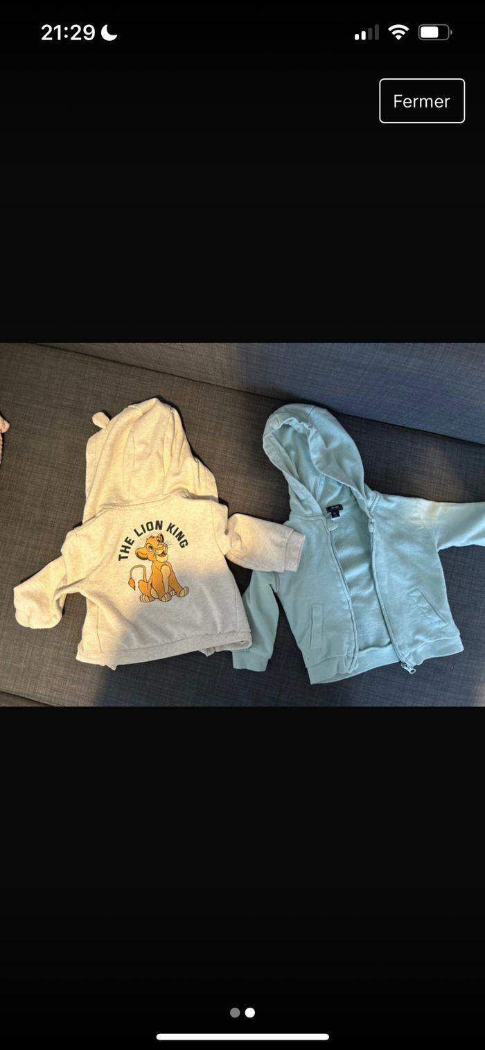 Lot de 2 vestes bébé garçon - photo numéro 2