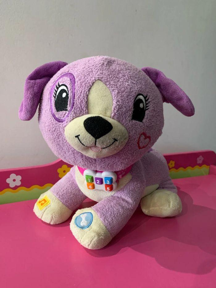 Peluche chien « violet » - photo numéro 2