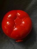 Vintage boite rouge vif en forme de tomate Tupperware