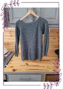 Pull femme gris foncé taille L