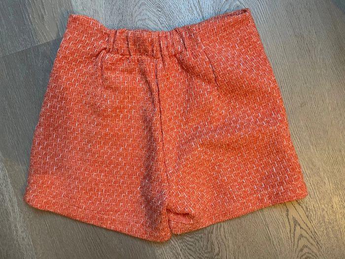 Short orange en tweed taille S - photo numéro 2