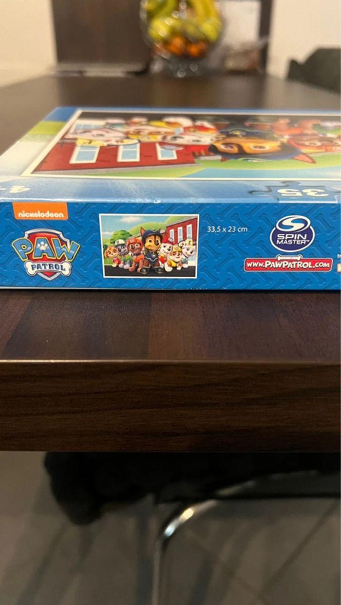 Puzzle pat patrouille paw patrol 35 pièces en bonne état . - photo numéro 4