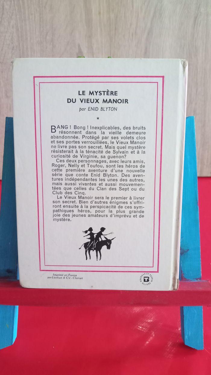 Le mystère du vieux manoir, n° 38, 1964, bibliothèque rose - photo numéro 2