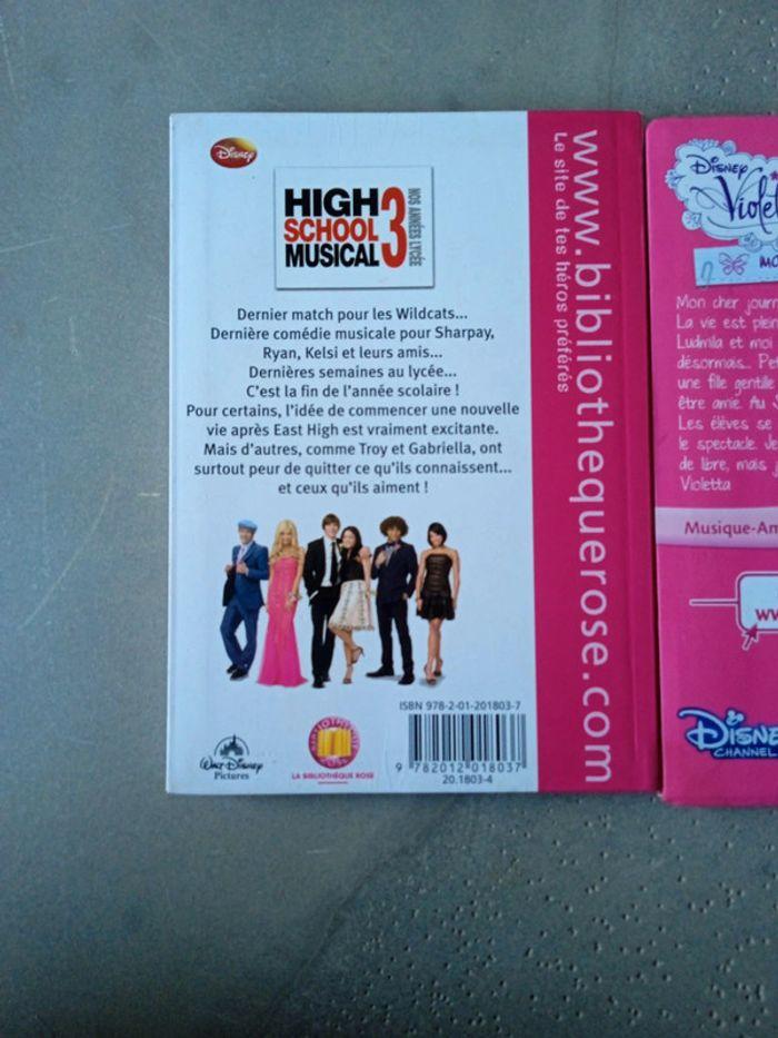 Livre Violetta " mon journal" et high school musical 3 - photo numéro 2