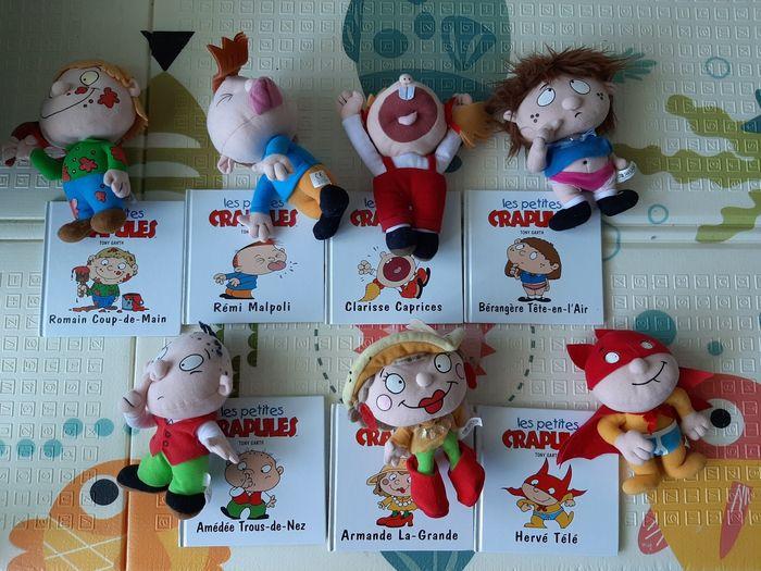 Lot de 7 livres + peluches  Les crapules - photo numéro 1