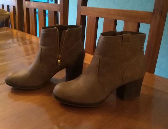 Bottines marron taupe Mim taille 38