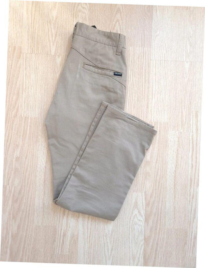 Pantalon Volcom beige taille 24 parfait état - photo numéro 1