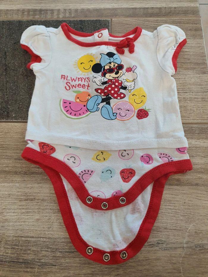 Body Minnie Disney Baby 3-6 mois 68 cm