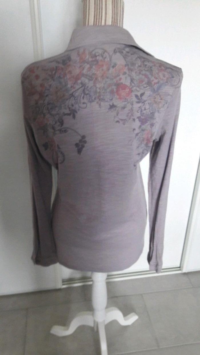 Chemise longue Xl motif floral tres bon etat - photo numéro 6