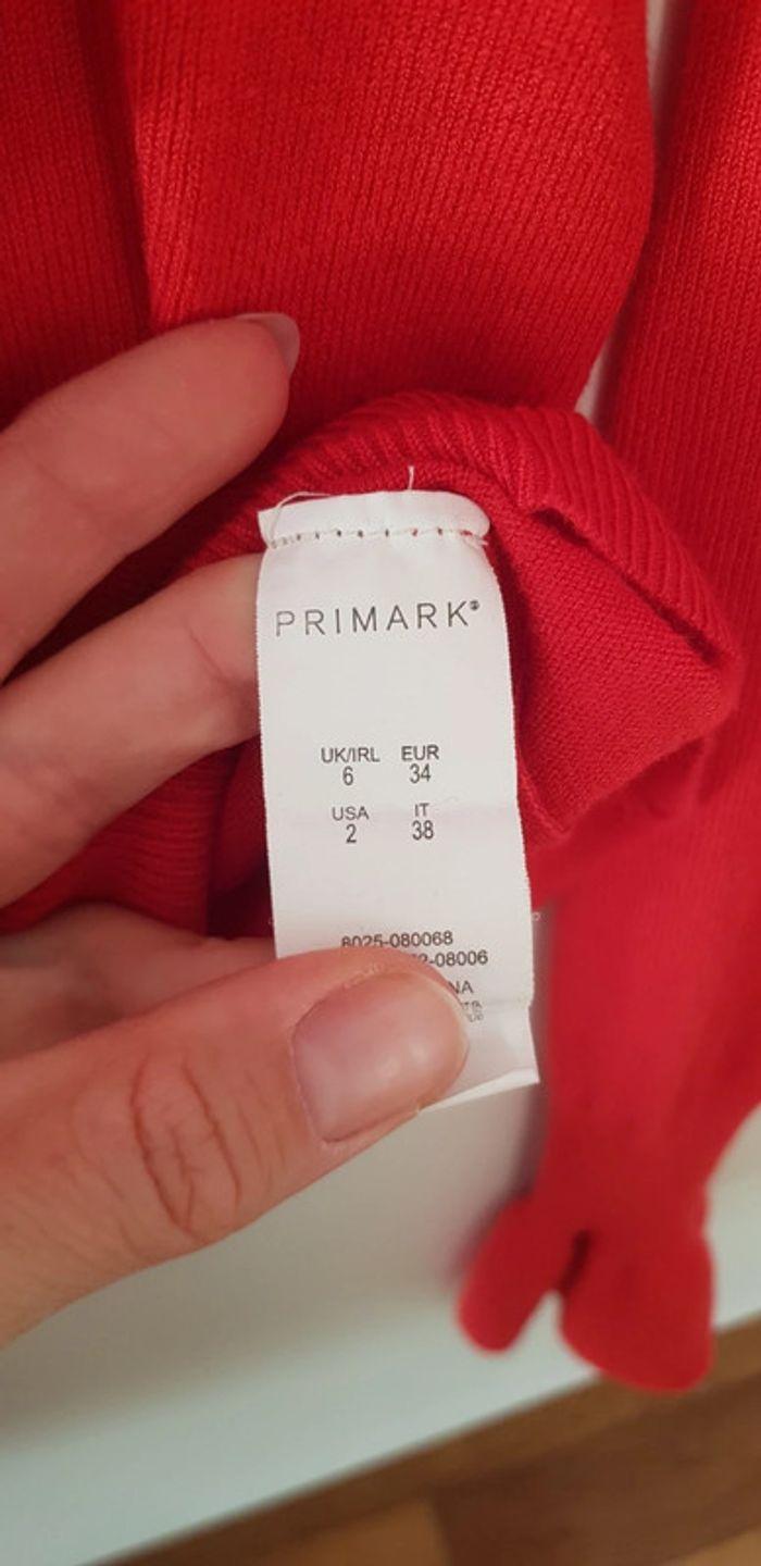 Pull fin col roulé rouge Primark 34 - photo numéro 6