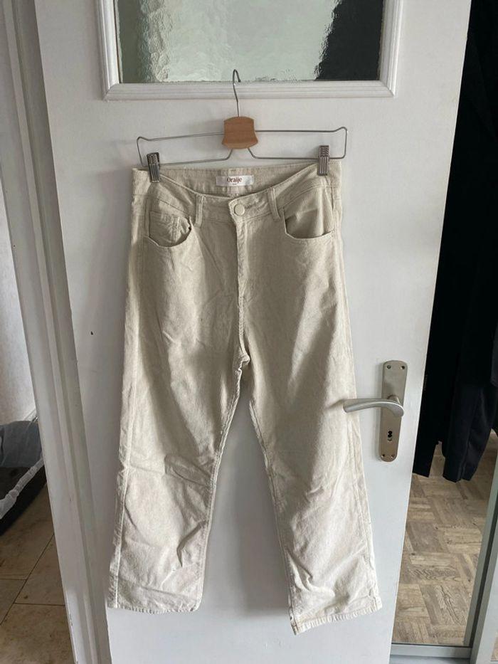 Pantalon velour Oraije - photo numéro 1