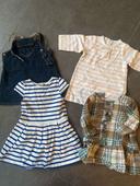 Lot vêtements fille Petit Bateau