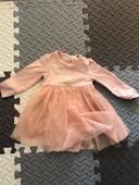 Robe rose bébé fille