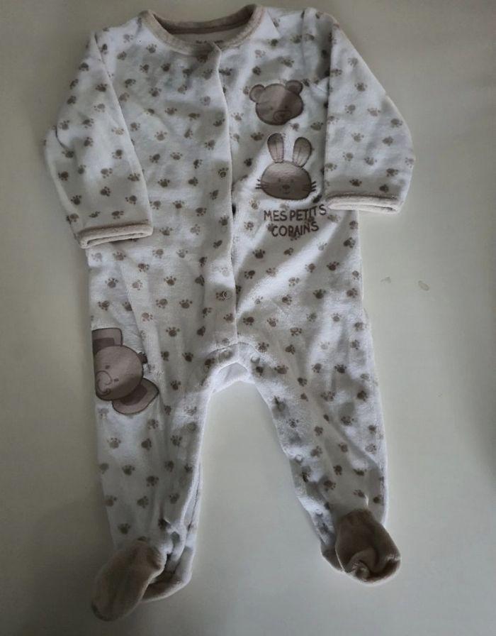 Pyjama velours bébé - photo numéro 1