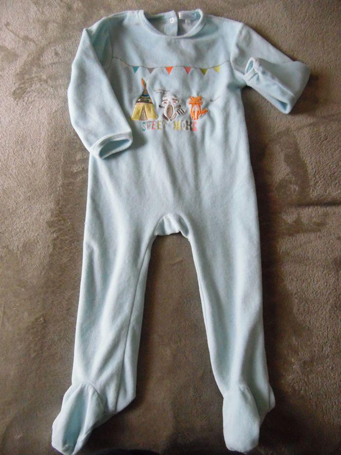 Pyjama bleu, 1 pièce, taille 3 ans (94cm). - photo numéro 1