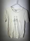 Teeshirt blanc Monsieur Tshirt