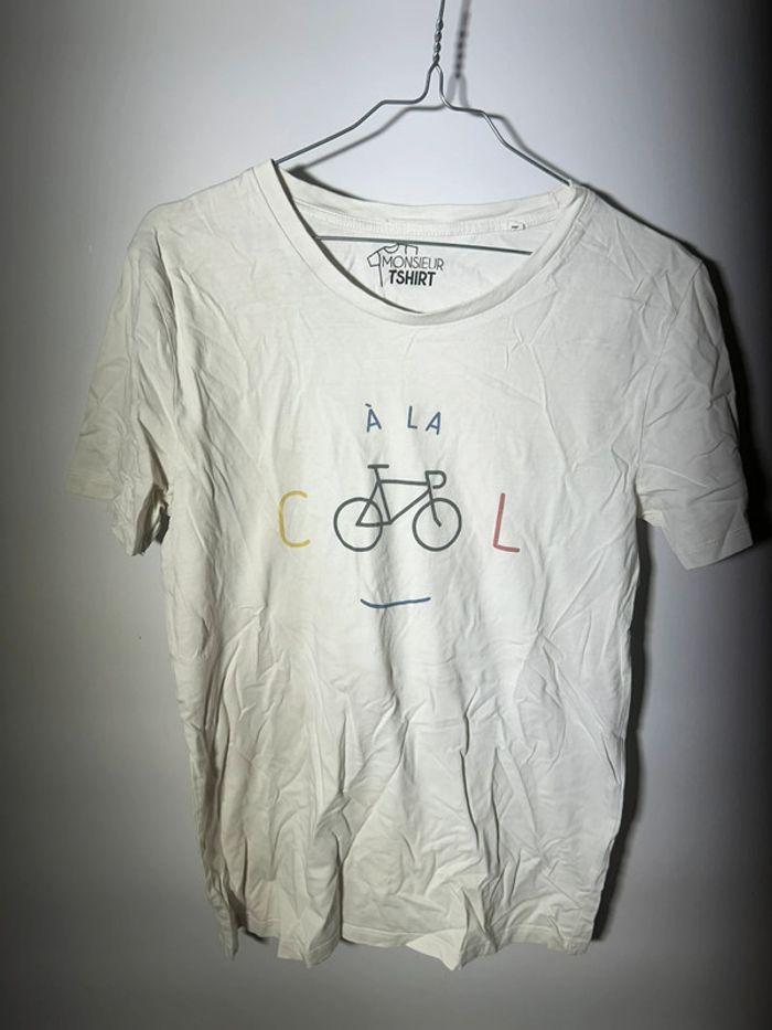 Teeshirt blanc Monsieur Tshirt - photo numéro 1