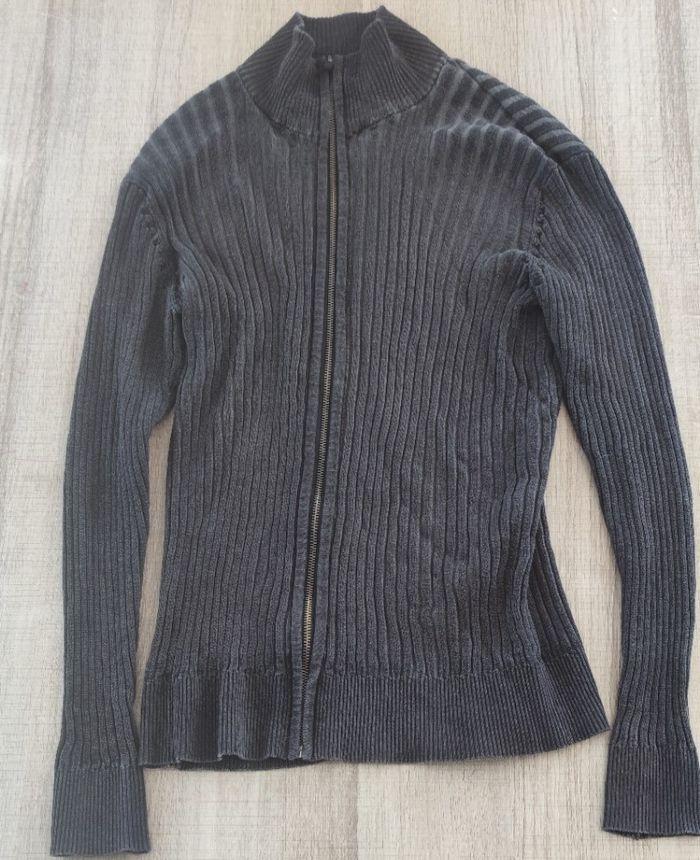 Veste manches longues noire pour homme taille M marque Celio - photo numéro 3