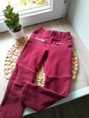 Legging épais bordeaux 3 4 ans