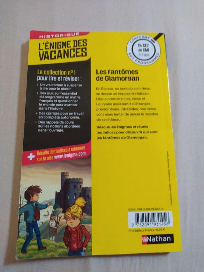 L'énigme des vacances - Les fantômes de Glamorgan

 - CE2 vers CM1 - 8/9 ans - - photo numéro 2