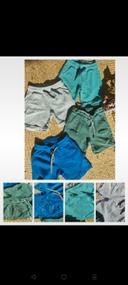 Lot 4 shorts molleton taille élastique 3 ans