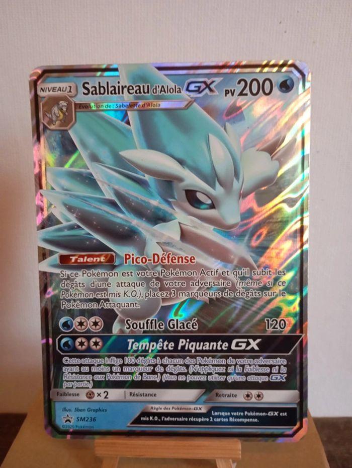 Carte jumbo Sablaireau d Alola GX - photo numéro 1