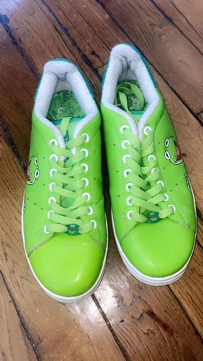 Stan Smith kermit thé frog - photo numéro 1