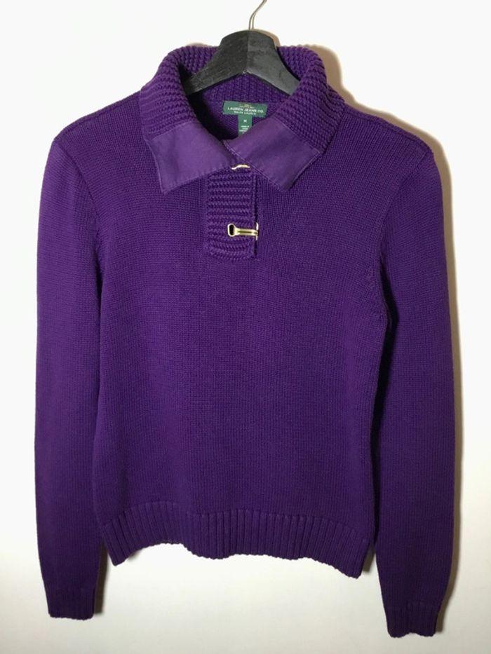 Pull hiver pour femme Lauren jeans co Ralph Lauren violet taille M 100 - photo numéro 1