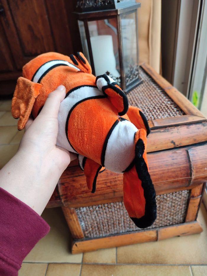 Nemo Disney poisson doudou peluche noir blanc orange - photo numéro 7