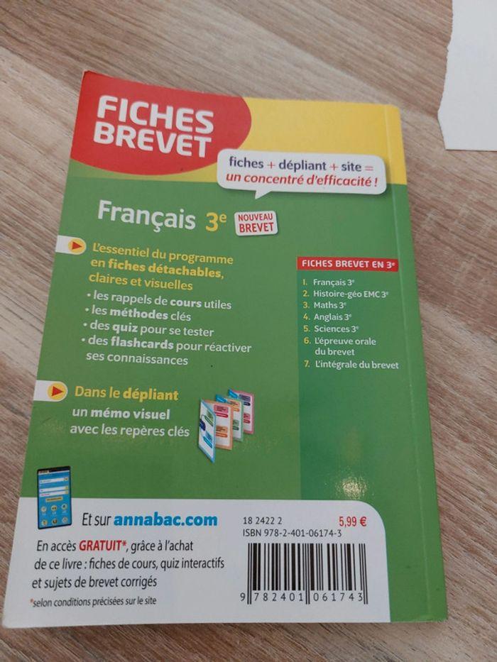 Fiches brevet français 3e - photo numéro 2