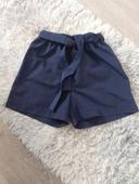 Short avec ceinture bleu nuit shein 10 ans neuf