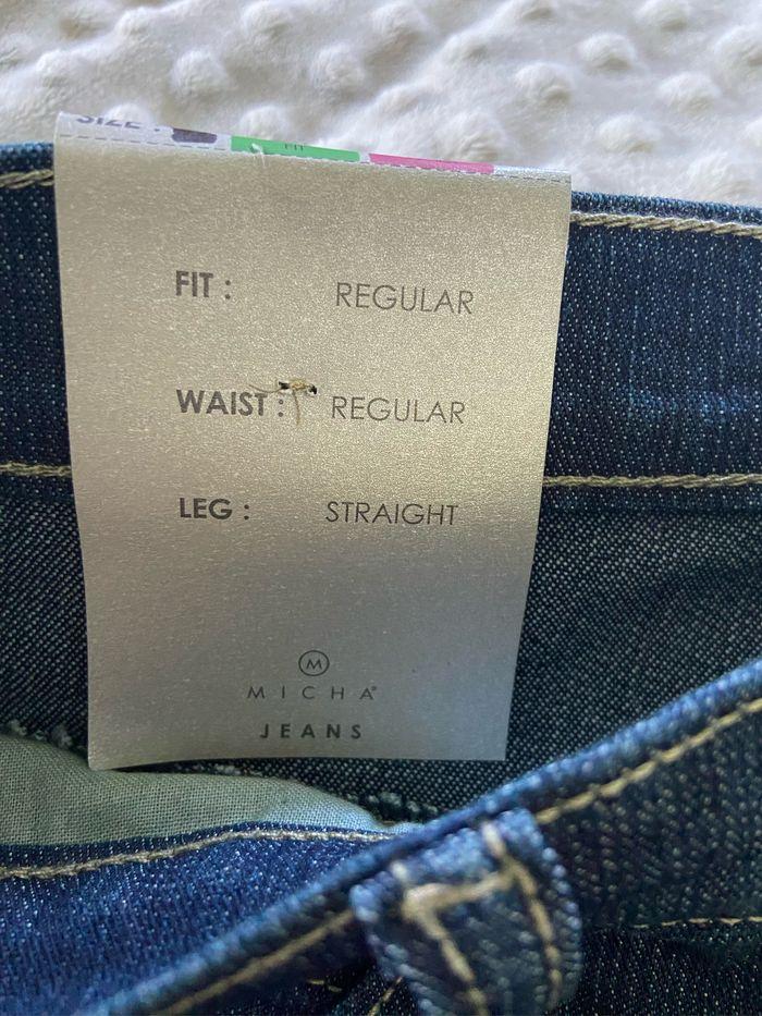 Jean regular straight bleu Micha taille 40 - photo numéro 3