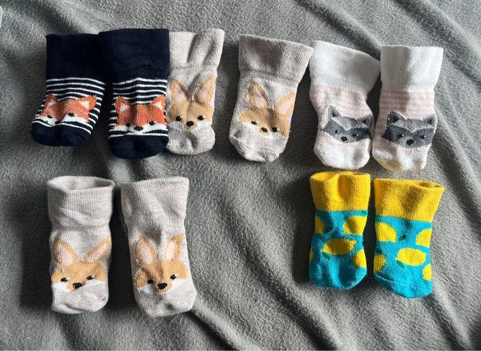 Lot de chaussettes bébé naissance / 1 mois - photo numéro 1