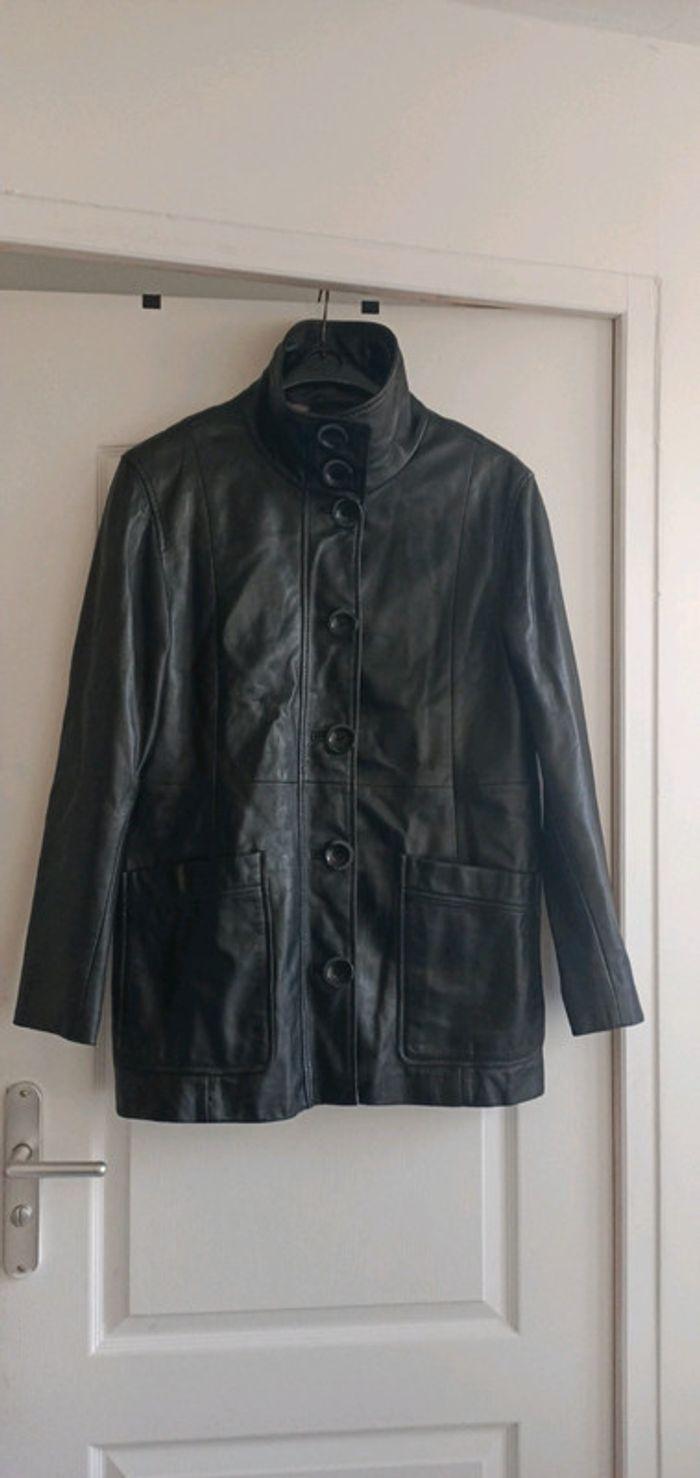 Veste cuir de mouton Darkwood - photo numéro 1