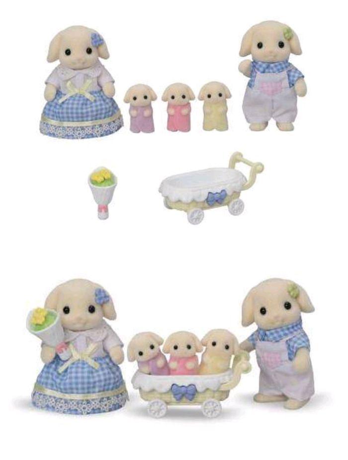 Sylvanian famille la famille lapin bélier - photo numéro 2