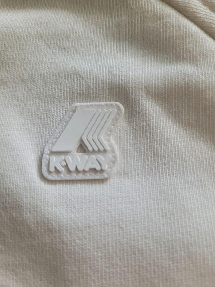 Sweat Kway Blanc Comme Neuf Taille XL2020 Authentique - photo numéro 5