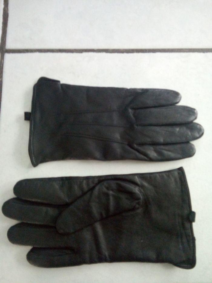 Gants homme noir - photo numéro 1